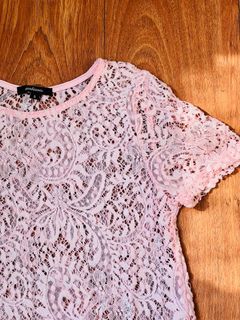 Pink Lace Top