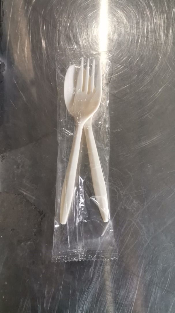 Plastic Fork and Spoon (White), Everything Else, Others on Carousell