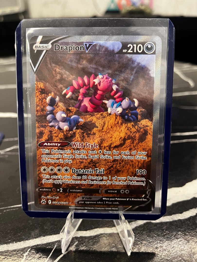 Pokemon drapion v, Hobbies & Toys, Toys & Games on Carousell