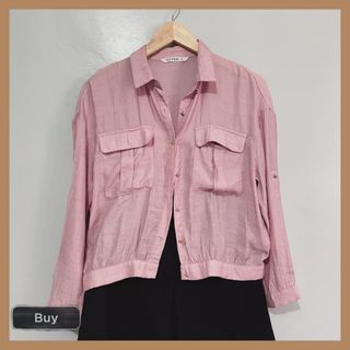 Polo Longsleeve Blouse For Women Preloved