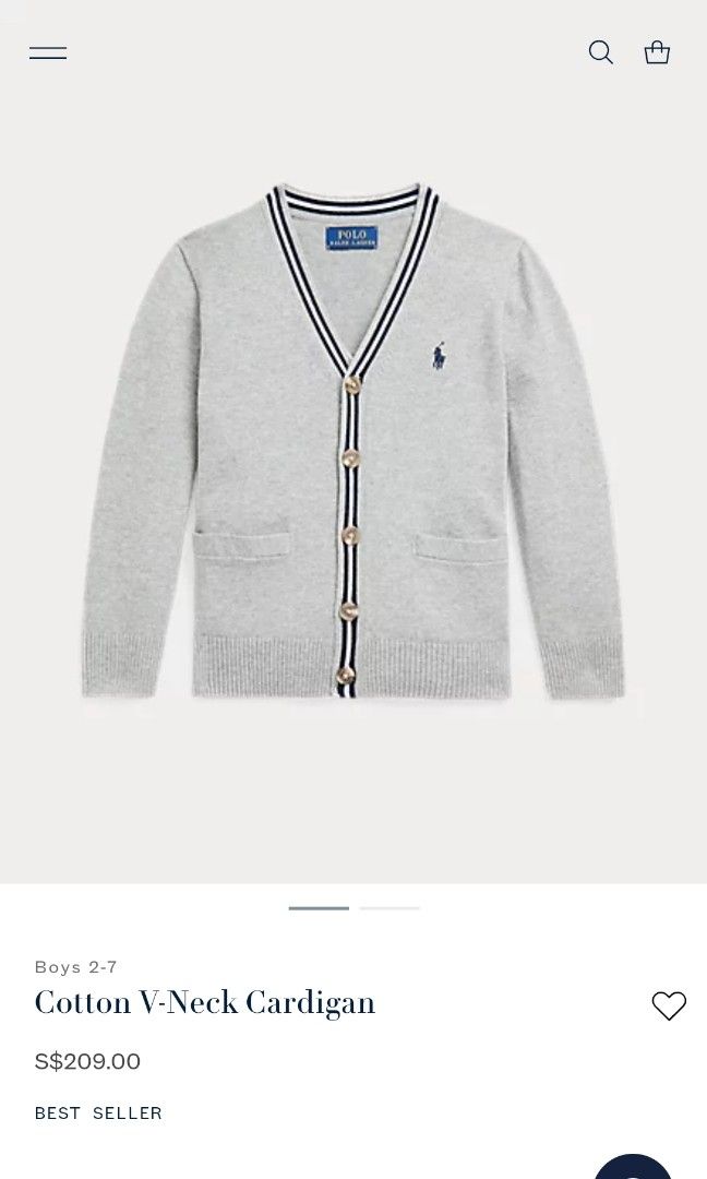 Polo Ralph Lauren V Neck Cardigan Babies Kids Babies Kids