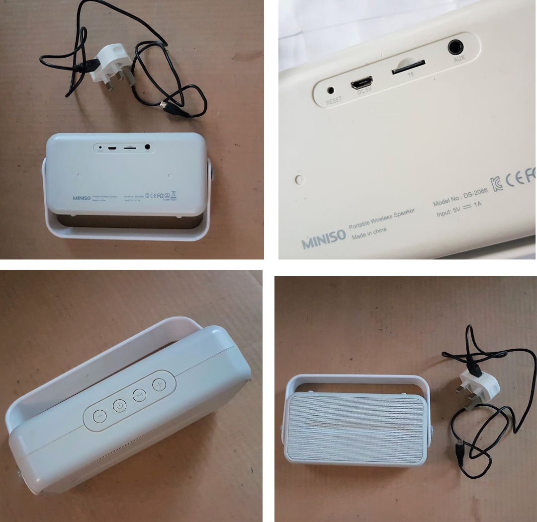 Miniso portable wireless speaker sales