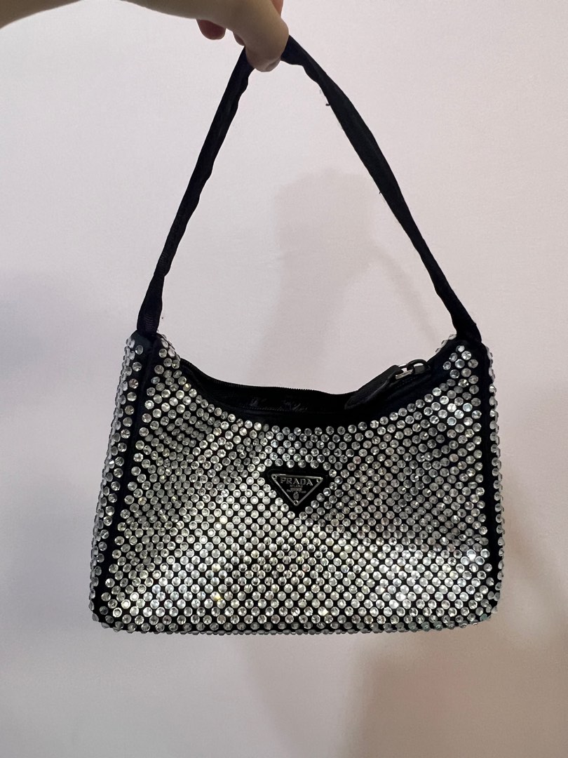 Prada bling bag, Women's Fashion, Bags & Wallets, Shoulder Bags on Carousell