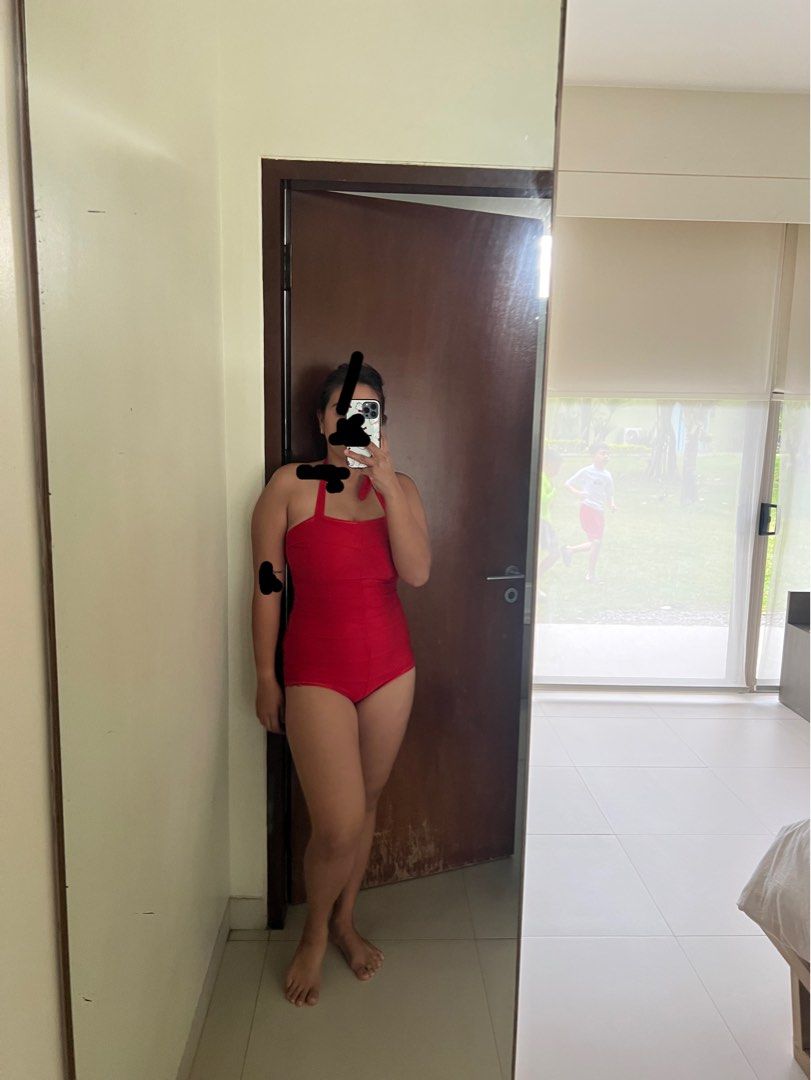 Pre loved items (Category: Bikinis & Swimsuits) located in Manila. Submitted by summerchicph (Listing ID 1221974760, Image 3). Description: Used once / photo ops only!!! 😅 Brown 1 pc - 250 Dress - hnm 250 Red - 100 swimsuit Dress red - 300 freesize s-L! Orange - 250 (shein) Neon green - 200 Fits M-L ;).