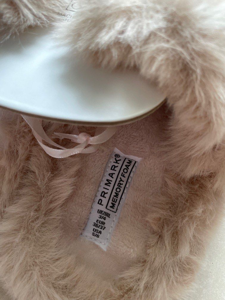 Primark fluffy slippers BNWT