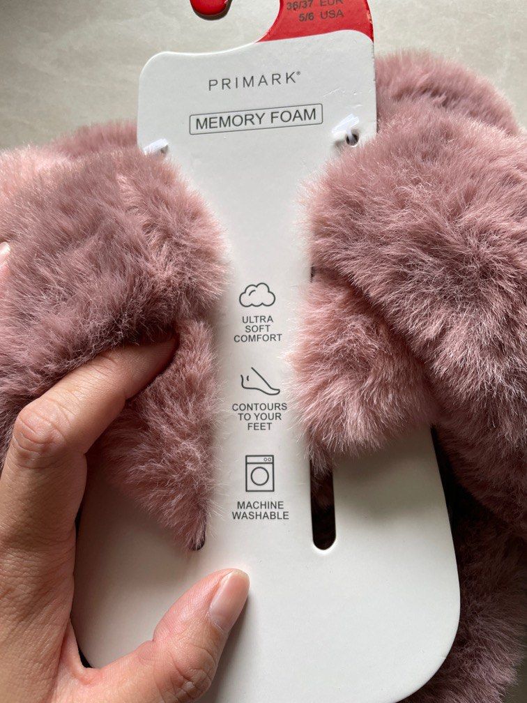 Primark fluffy slippers BNWT Women s Fashion Footwear Flipflops