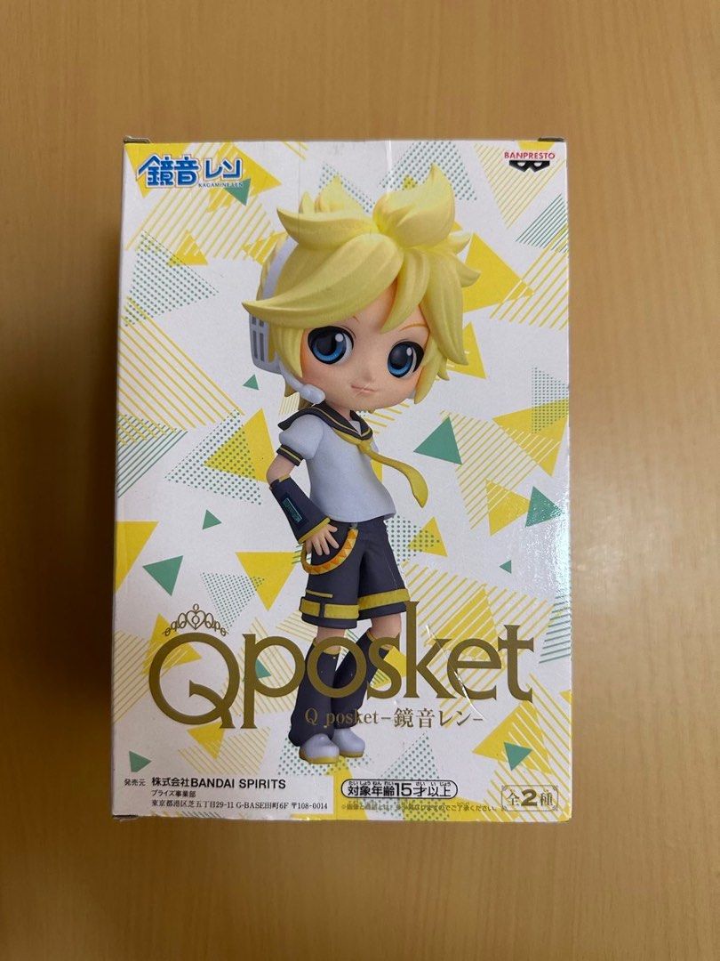 Qposket 鏡音鏡音レン景品盒面小花, 興趣及遊戲, 玩具& 遊戲類- Carousell