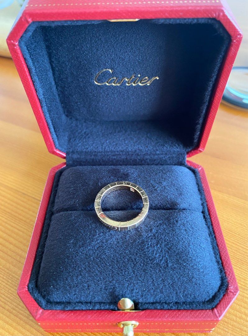 Cartier pink new arrivals sapphire ring