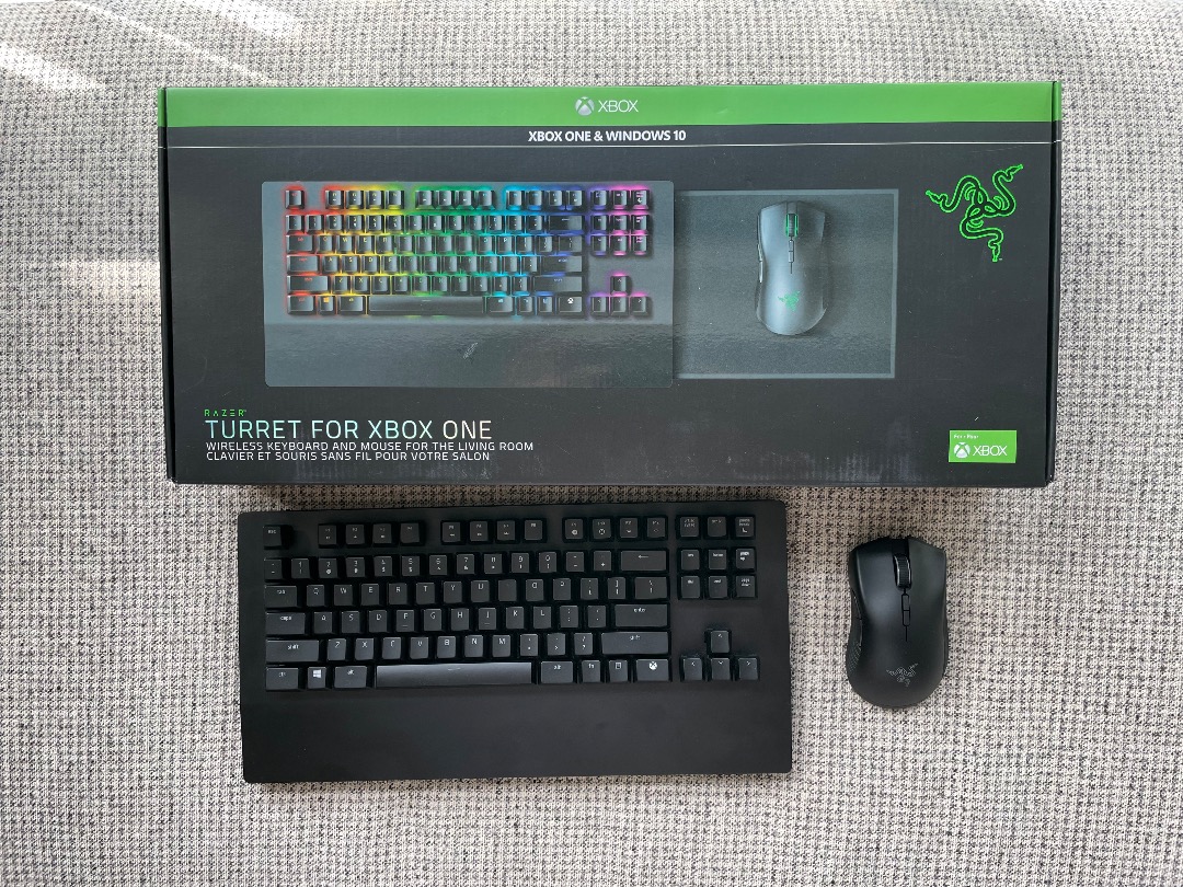 Razer Turret wireless mechanical gaming keyboard and mouse, Computers