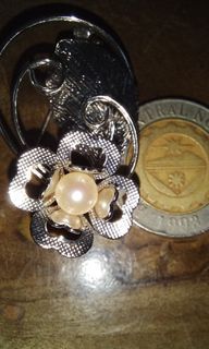 Real Pearl Brooch from Japan