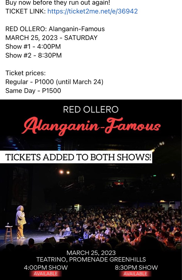 Red Ollero Alanganin Famous on Carousell
