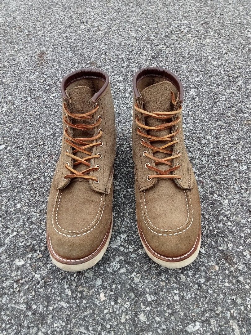 Red Wing 8139 X Nigel Cabourn heritage moc toe boots, Men's Fashion ...