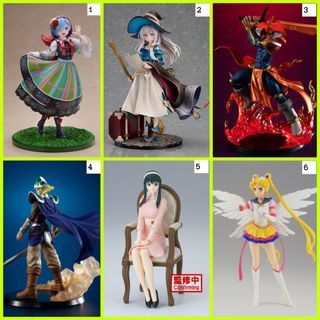 Re:ZERO -Starting Life in Another World- Rem Country Dress ver. Wandering Witch: The Journey of Elaina - Elaina Early Summer SkyMonster Chronicle Yu-Gi-Oh! Duel Monsters - Flame Swordsman Celtic Guardian Spy x Family Family Yor Forger Sailor Moon Eternal