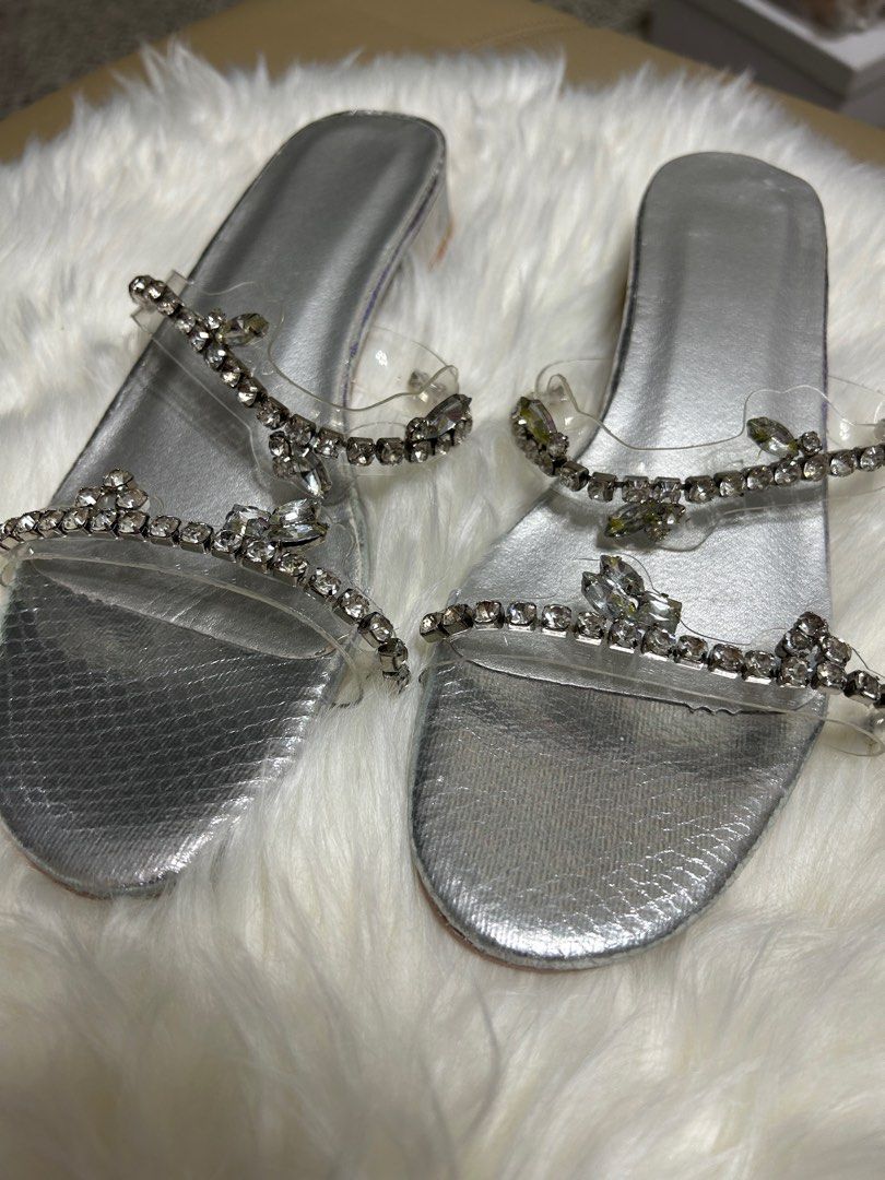 Cheap best sale rhinestone sandals