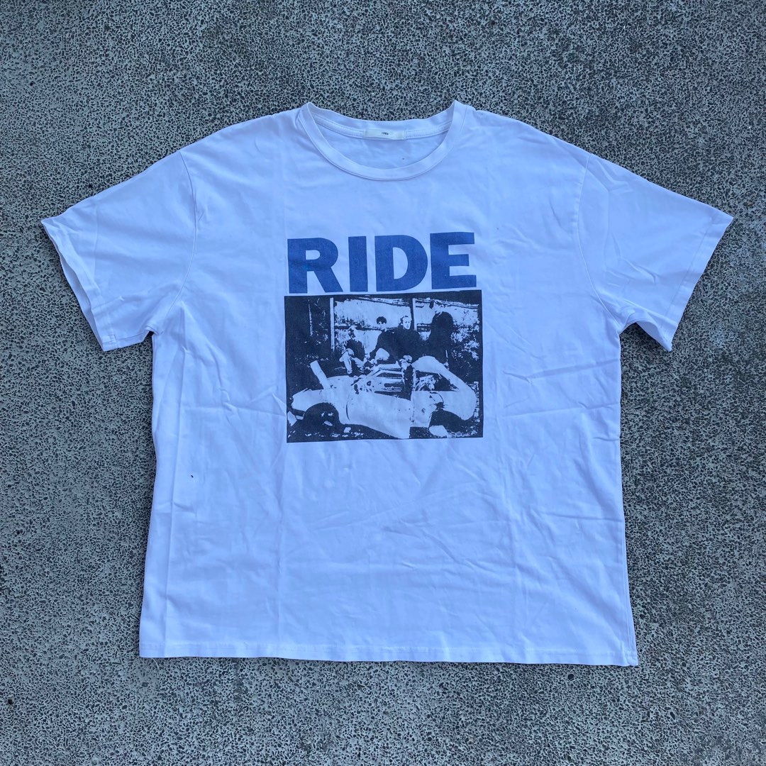 Ride Band Tee, Men's Fashion, Tops & Sets, Tshirts & Polo Shirts on
