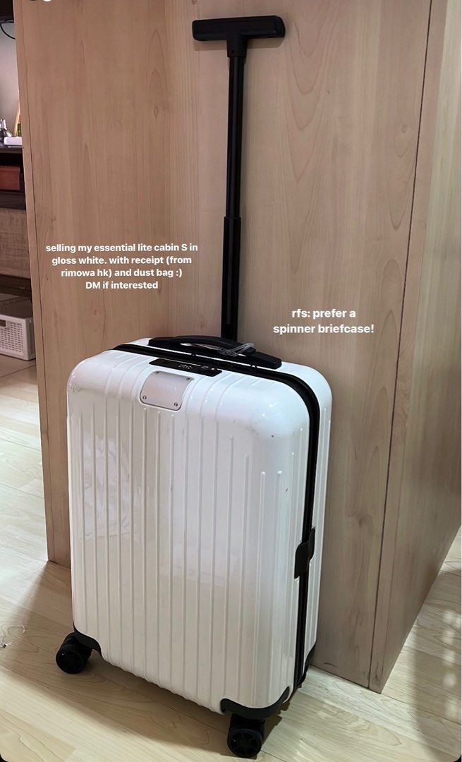 Rimowa Essential Lite Cabin S, Hobbies u0026 Toys, Travel, Luggage on Carousell