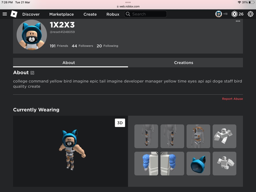 🔥Roblox Headless Account with voice chat [Read description] 🔥
