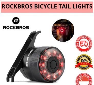 ROCKBROS Bicycle Taillight USB Charging Safety Night Riding Road