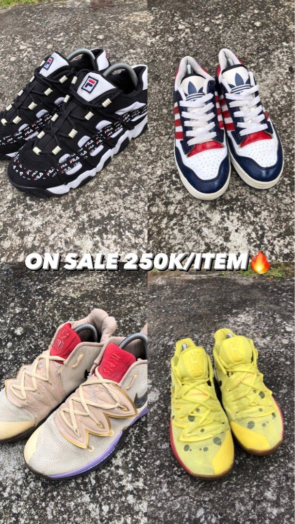 Sepatu Fila Adidas Nike Murah, Fesyen Pria, Sepatu , Sneakers di Carousell