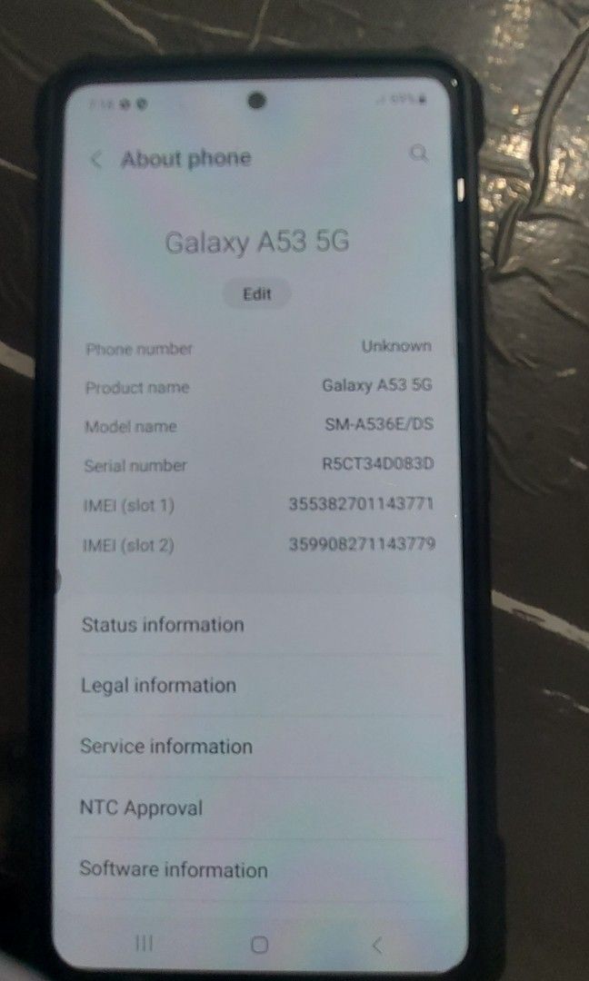 Samsung a53 5g 256 (Category: Samsung) located in Paranaque City. Submitted by jeremysecr19192 (Listing ID 1221876032, Image 2). Description: Rush sale !!! 12k pesos na lng rush Orig price: 24,490 Now: 12k 12k 12k na lng!!! Samsung A53 256gb/8ram No issue Inclusion Unit,case,cord Meet up terminal 3 paranaque.