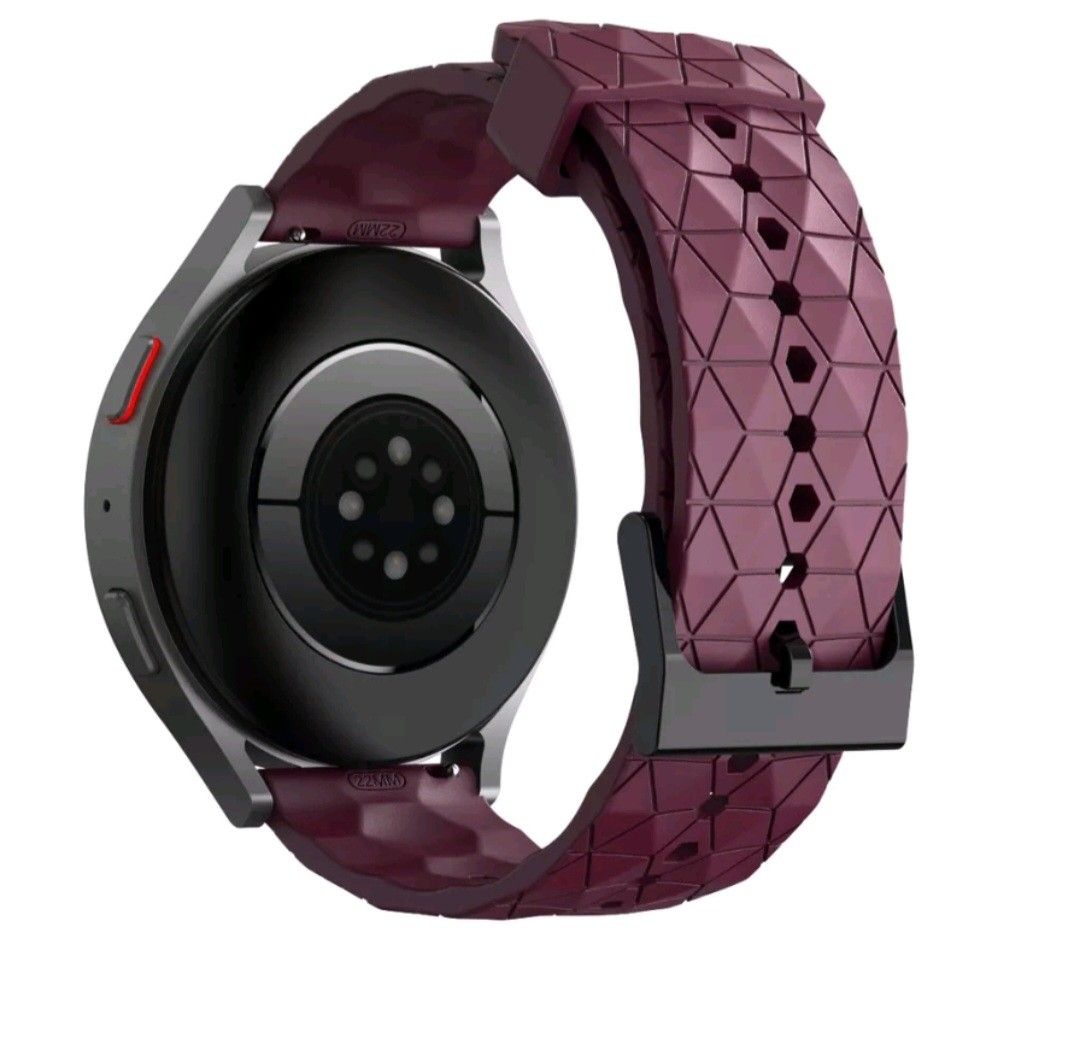 Samsung Galaxy Watch Football Pattern 20mm 22mm Silicone