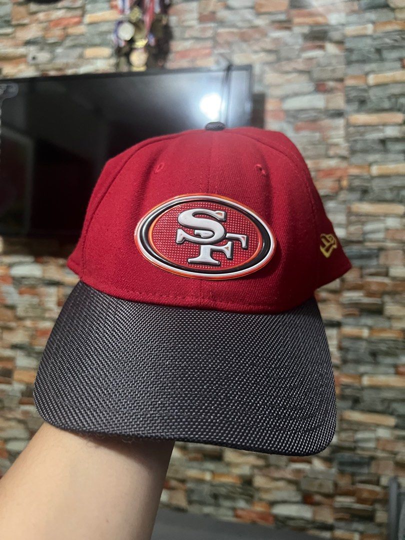 San Francisco SF 49ers NFL New Era Close Cap in Red, Men's Fashion