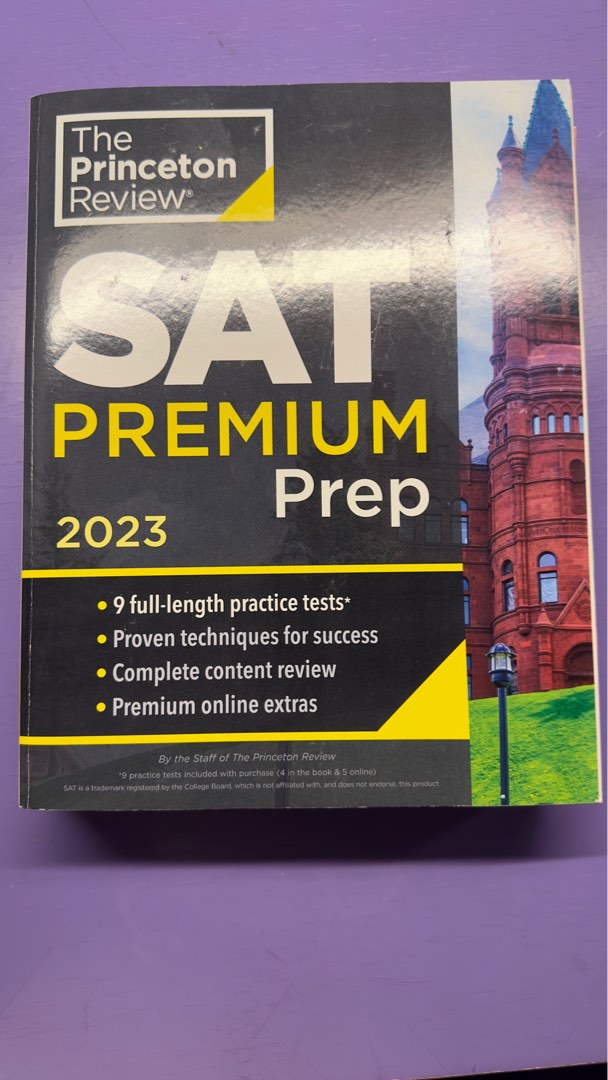 SAT PREP BOOK ( Princeton 2023 Edition), Hobbies & Toys, Books