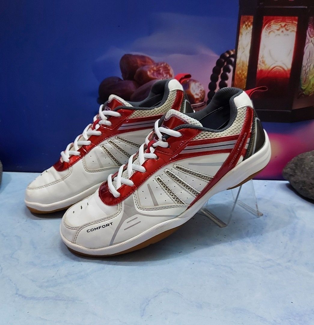 Sepatu Badminton Head 932BRU1674 CXG Comfort Grid White/Red ukuran 42 ...