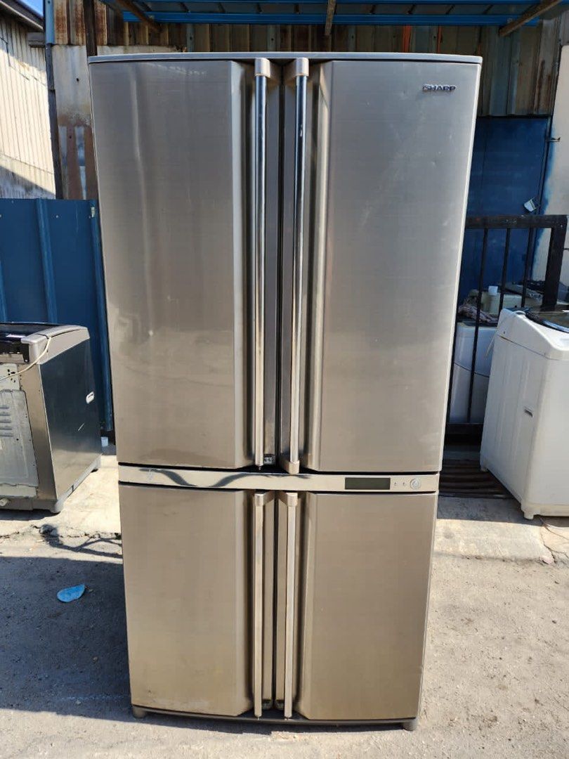 sharp fridge 4 door 605litr, TV & Home Appliances, Kitchen Appliances
