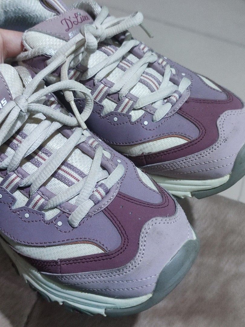 Skechers D lites pink purple 36.5 Women s Fashion Footwear