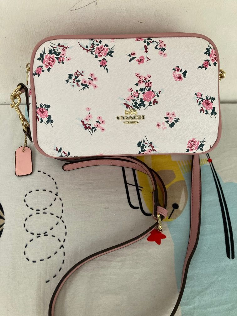 Coach floral sling best sale bag