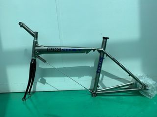 SLINGSHOT TITANIUM ROAD / Tri frameset 😮 1990s Titus Ti 650C 26” wheels 53.5cm