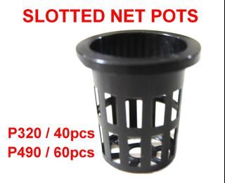 2 inches Slotted Pots for Hydroponics, Gardening P320/ 40pcs; P490/ 60pcs