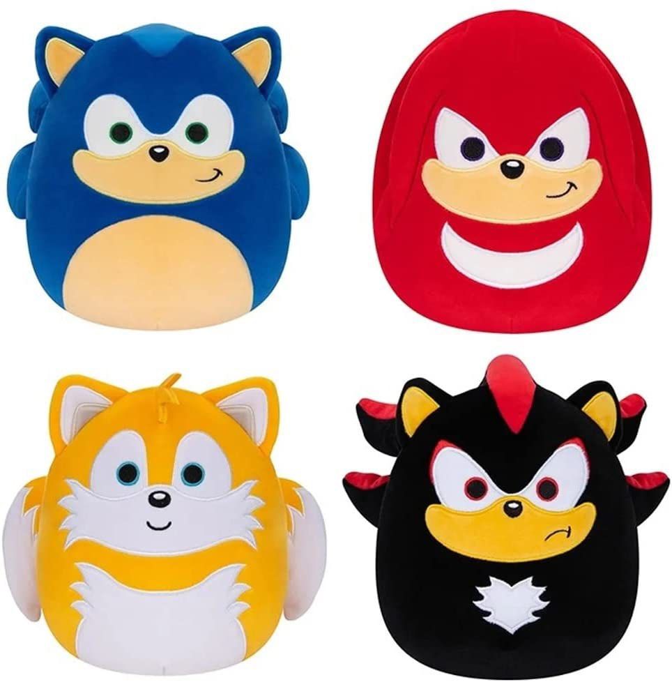 Squishmallows Sonic the Hedgehog and Squad (Category: Plushies & Soft Toys) located in Mandaluyong City. Submitted by urgifted (Listing ID 1222046167, Image 1). Description: These plushies (which also just so happen to have adorable little faces) are softer and squishier than even a marshmallow! Hence, the Squishmallows! • approx 8 inches • perfectly sized for squeezing • original (see hangtags for proof of authenticity) • Sold individually • Kin