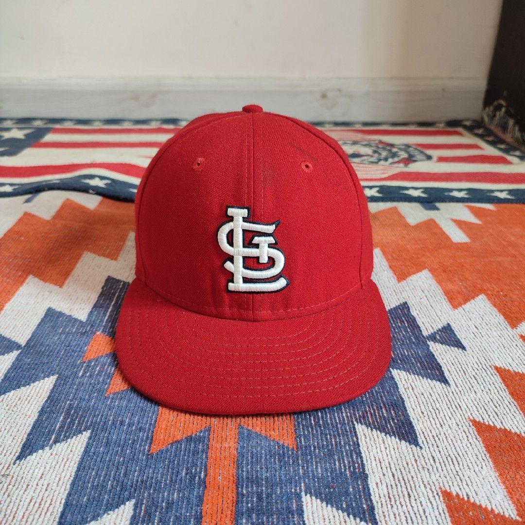 New Era Men's St. Louis Cardinals Red 39Thirty Essential Stretch Fit Hat