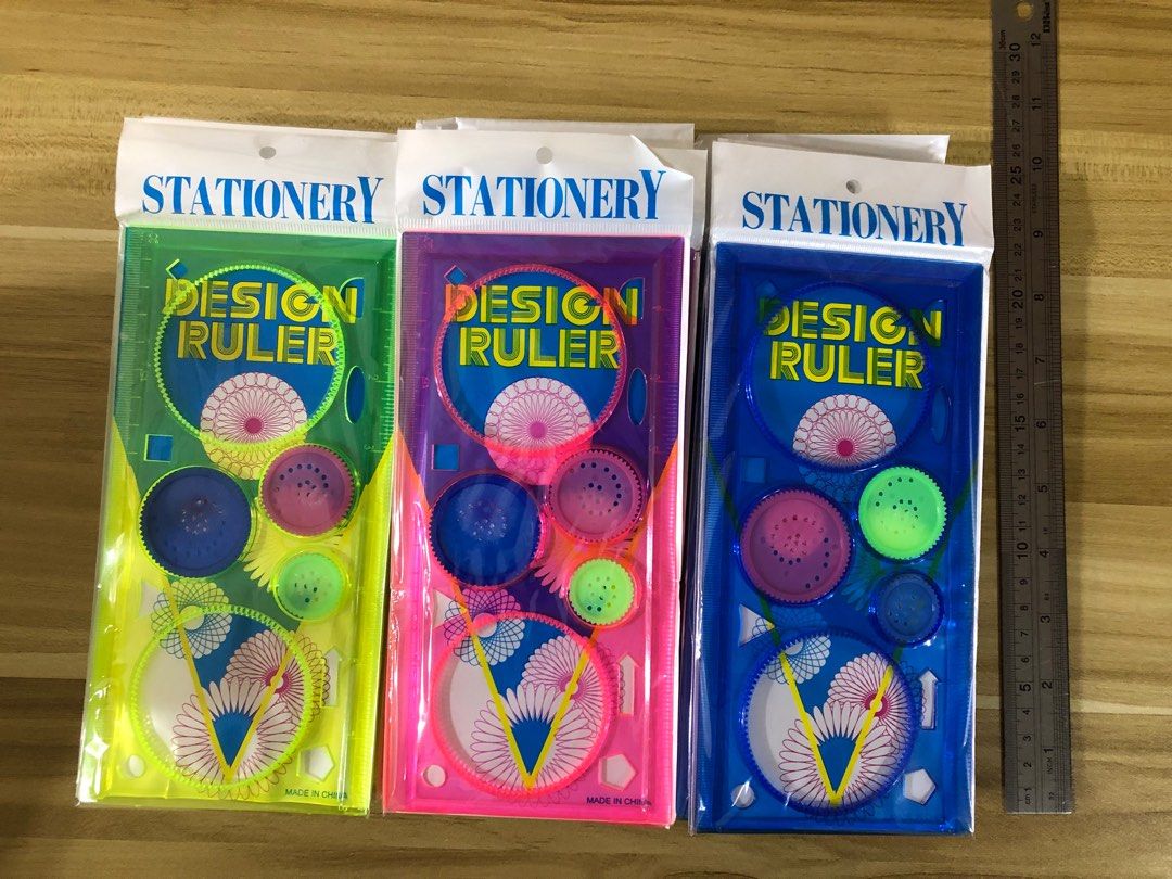 Stencil ruler for kids, Hobbies & Toys, Stationery & Craft, Stationery ...