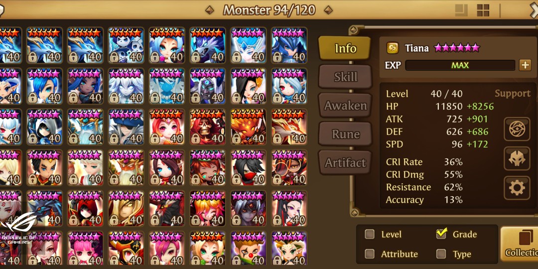 Summoners War Asia 2ld Video Gaming Gaming Accessories Game T Cards And Accounts On Carousell 