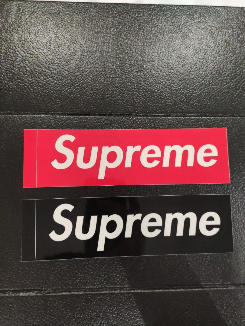 Supreme Clear Vinyl Box Logo Stickers Sticker Set