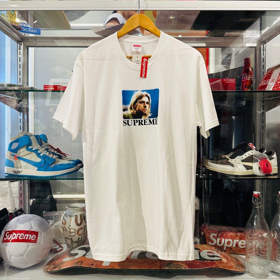 Supreme Kurt Cobain Tee White, Men's Fashion, Tops & Sets, Tshirts