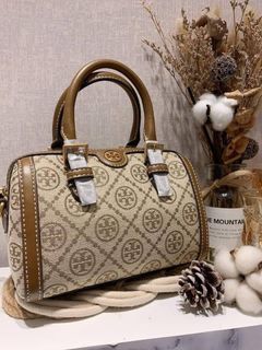 Tory Burch 迷你波士頓包 -咖緹
