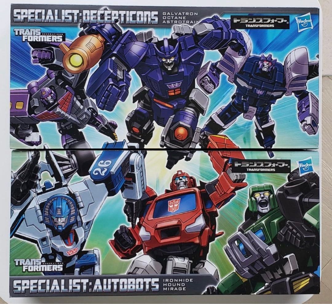 Transformer henkei united specialist autobots mirage, ironhide & hound
