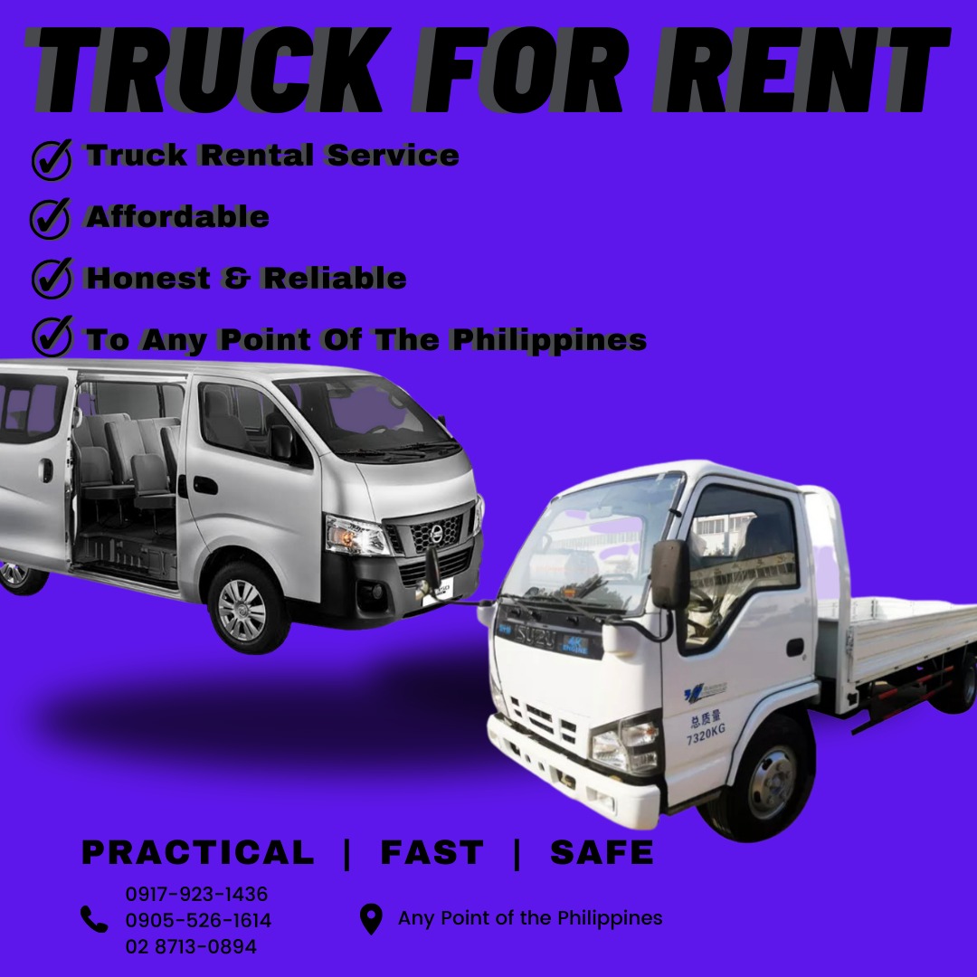 Truck For Rent Affordable Price Rates To Any Point Of the Philippines, Vehicle Rentals on Carousell
