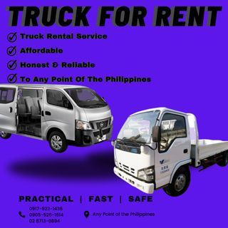 Truck For Rent Affordable Price Rates To Any Point Of the Philippines