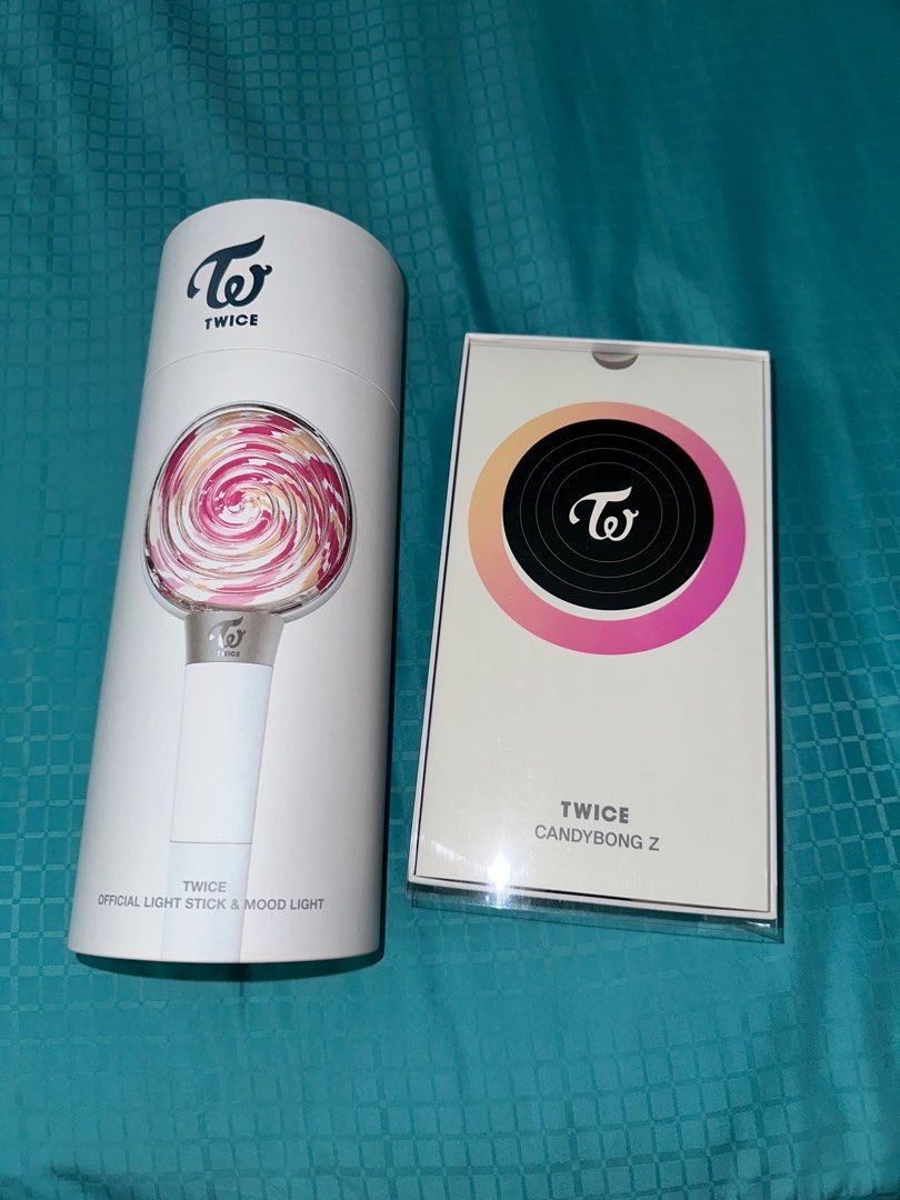TWICE Official Pen Light CANDY BONG Mood Light LIGHT STICK Pink Live goods  Used