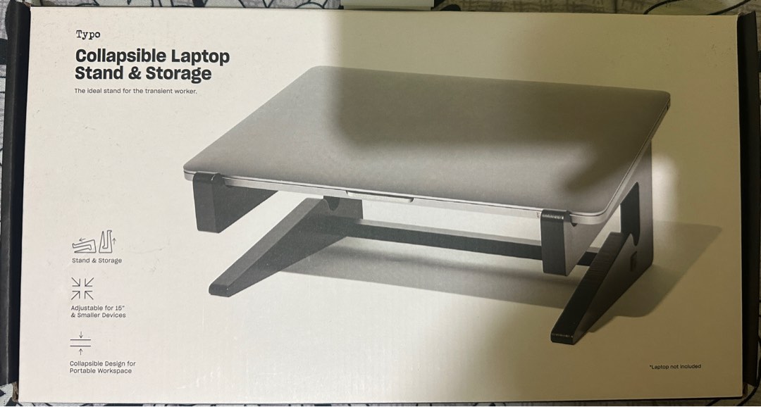 Typo Collapsible Laptop Stand, Computers & Tech, Laptops & Notebooks on