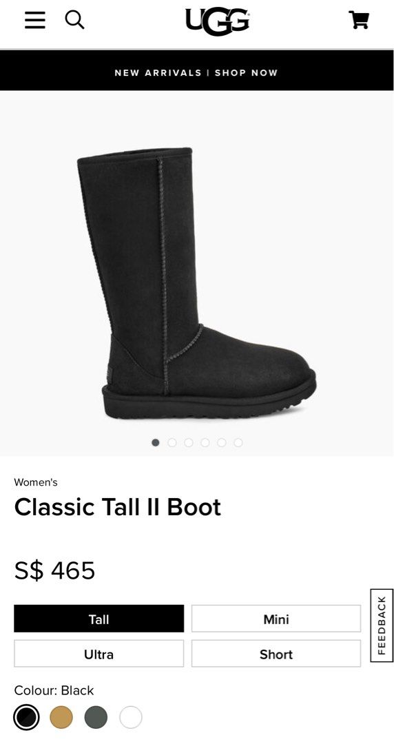 Cole haan simona tall discount boot black
