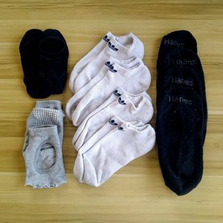 USED Ankle Socks - Adidas, Hanes, No Brand (GCash Only, READ  DESCRIPTION)