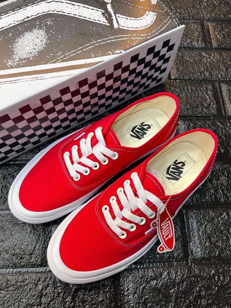 Vans vault red online