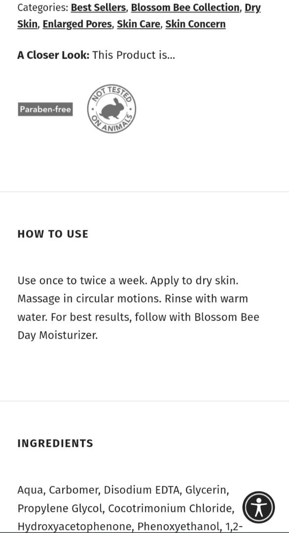 VenofyeBLOSSOM BEE FACIAL PEELING, Beauty & Personal Care, Face, Face