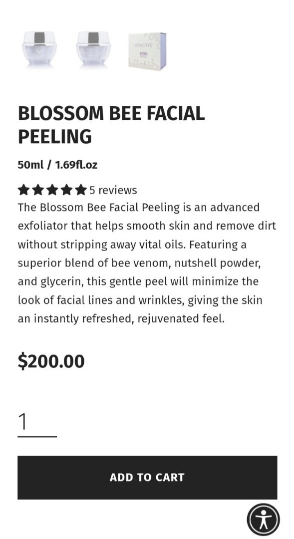 VenofyeBLOSSOM BEE FACIAL PEELING, Beauty & Personal Care, Face, Face